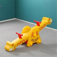 Hot Sale Popular Giraffe Small Playground Kids Plastic Seat Seesaw For Kids