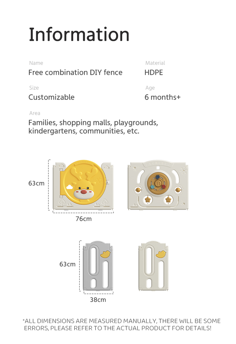 Plastic Children Game Fence Children Indoor folding Playpen Baby Safety area for Toddler Kid toy