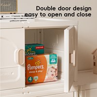 kids plastic Wardrobe toy shelf safe material child cabinet and storage for home use